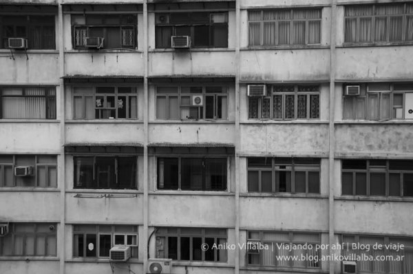 La vista desde la ventana del hotel