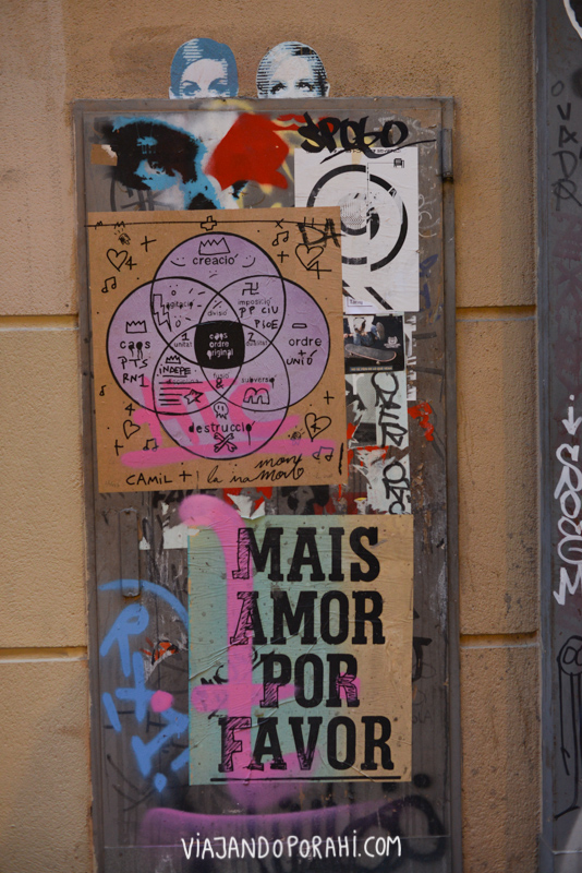 Arte callejero en Barcelona